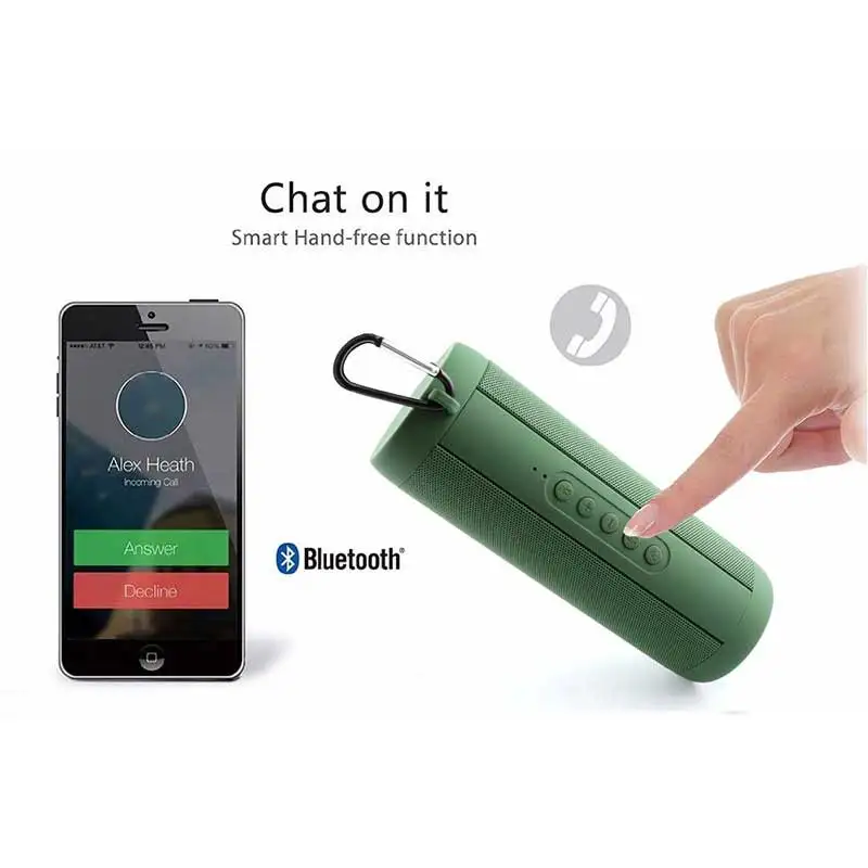 Оригинальный T2 беспроводной Bluetooth динамик водонепроницаемый портативный