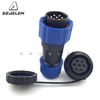 

SD20TP-ZM , IP68 7pin Waterpro wire connectors, cable connectors 7 pin plug and socket automotive electrical wire connectors