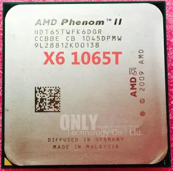 

free shipping AMD Phenom X6 1065T X6-1065T 2.9GHz Six-Core CPU Processor HDT65TWFK6DGR 95W Socket AM3 938pin