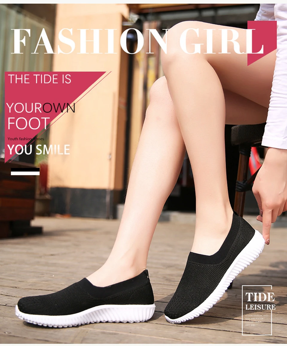 Sneakers Women Breathable Mesh Summer Shoes Woman Slip-on Comfortable Basket Femme Flats Ladies Shoes Creepers (1)