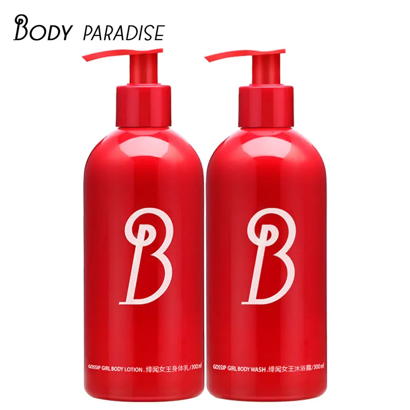 

Body Paradise 2*300ml Rose Essence Body Lotion Body Shower Gels Moisturizing Refreshing Soothing Skin Long Lasting Fragrance