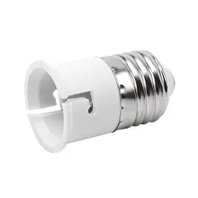 Light Bulb Lamp Holder Base Plug Adapters Converter E27 To B22 General