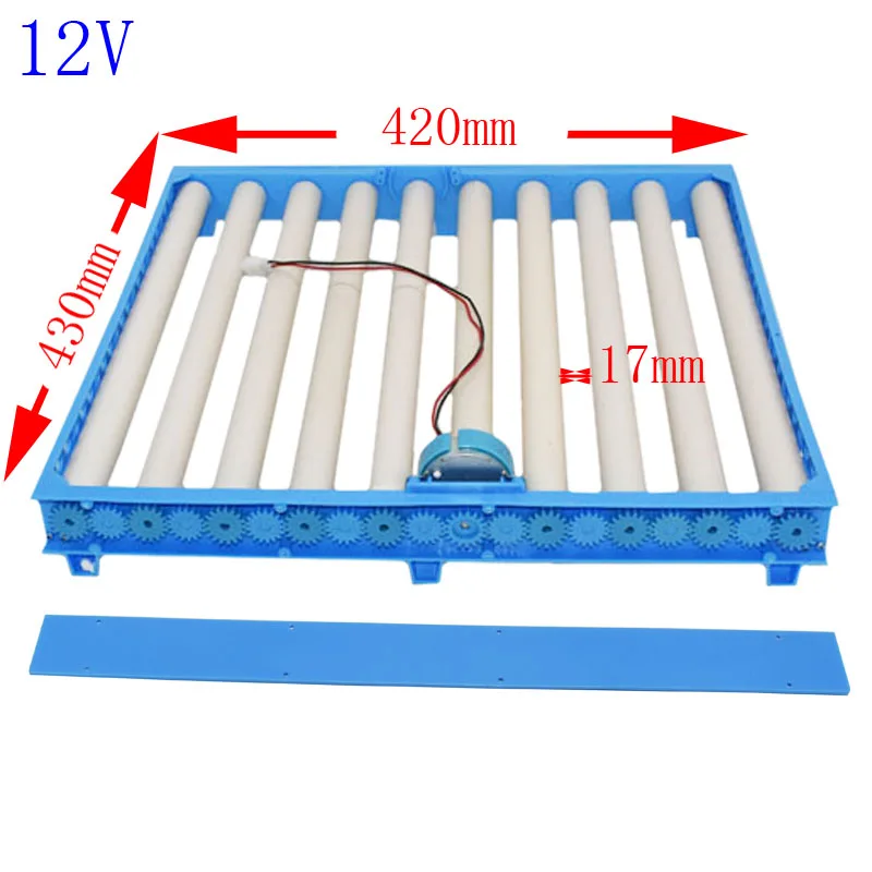 1 компл. 360 градусов куриные яйца Тернер автоматический инкубатор утка перепелиная птица птицы яйца лоток фермы инкубационные инструменты товары для птицы - Цвет: 12V