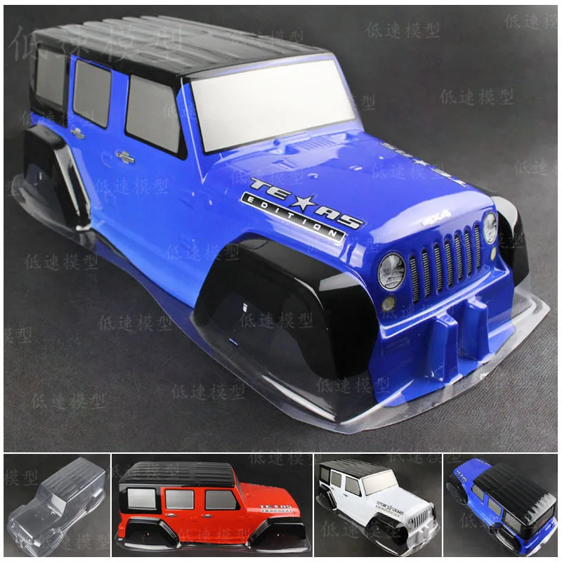 

RC 1:10 Wrangler car shell climbing car soft shell 313MM Wheelbase 5 Doors For Bigfoot AXIAL SCX10 D90 Tamiya CC01