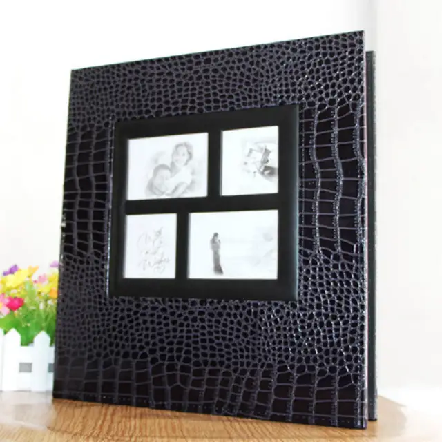 Ukuran Besar Album Foto 600 Lembar 15x10 Cm Foto Buku Pernikahan Gambar Album Kulit Pu Album Cover Scrapbook Hadiah Ulang Tahun