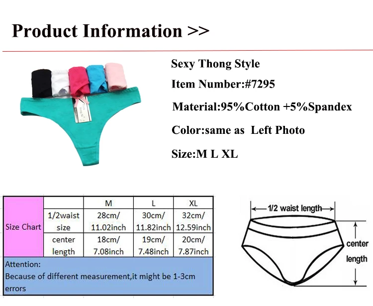 120pcslot Solid Cotton Thong Cheeky Lady Panties Sexy Women Underwear Lady g-string Women t-back intiamte lingerie Underpants