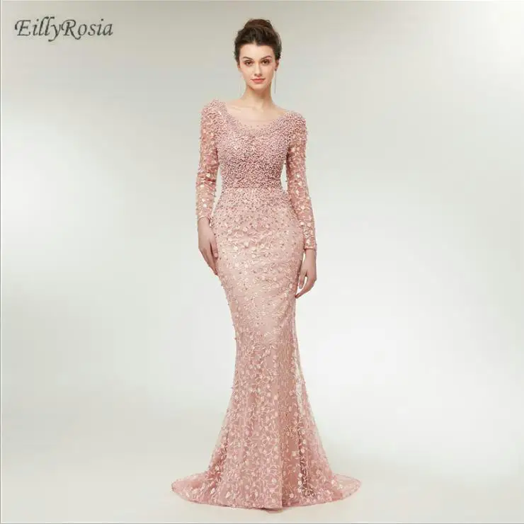 long sleeve party dress