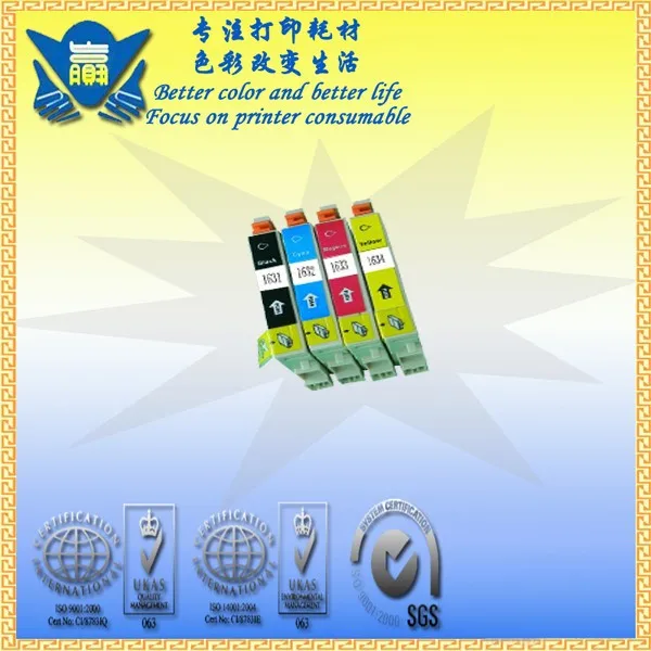 JIANYINGCHEN совместимый картридж замена для Epson T1631 T1634 WF 2010W 2510WF 2520NF (4 шт./лот)|ink