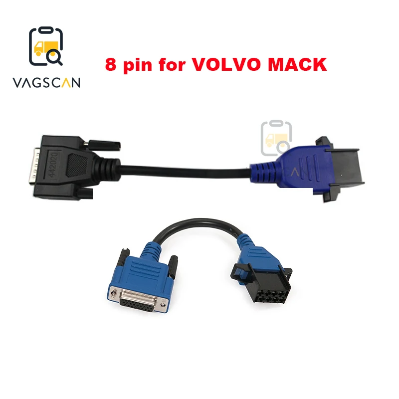 

8 Pin cable PN 442020 For VOLVO MACK Diesel Truck Diagnostic tool