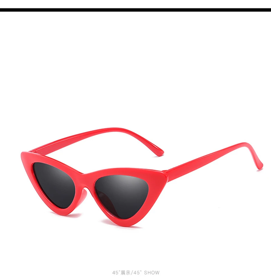 Маленькие кошачьи Глаза Солнцезащитные очки женские ретро черно-белые леопардовые солнцезащитные очки «кошачий глаз» Модные Ретро брендовые дизайнерские солнцезащитные очки La