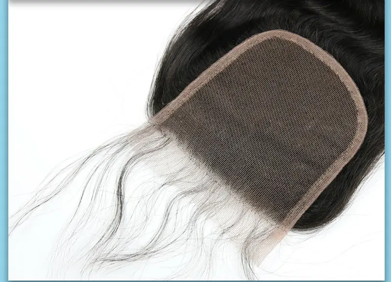Grade 7A peruvian virgin hair with closure 8-30 inch unprocessed virgin peruvian hair with closure natural color body wave hair (5)