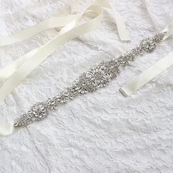 

Luxury Crystal Rhinestone Belt Elegant Wedding Dress Belt Bridal Belt Sash Waist Belts Wedding Accessories