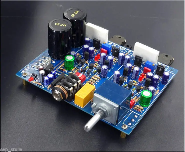 

Assembeld Class A FET Headphone Amplifier Board Base On HA5000 With ALPS Potentiometer