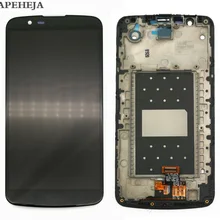 5," для LG K10 LTE K420N K430 K430DS K410/K10 tv K430 tv K10 tv lcd дисплей кодирующий преобразователь сенсорного экрана в сборе с рамкой