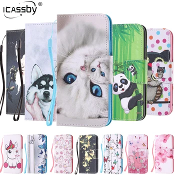 

Flip Leather Wallet sFor Fundas Huawei P Smart Case Flip Phone Cases For Coque Huawei Enjoy 7S 7 s Case P Smart FIG-LX1 Cover