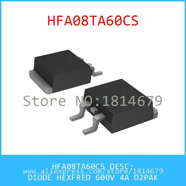 Free Shipping 1PCS/lot HFA08TA60CS DIODE HEXFRED 600V 4A D2PAK 08TA60 HFA08TA60 |