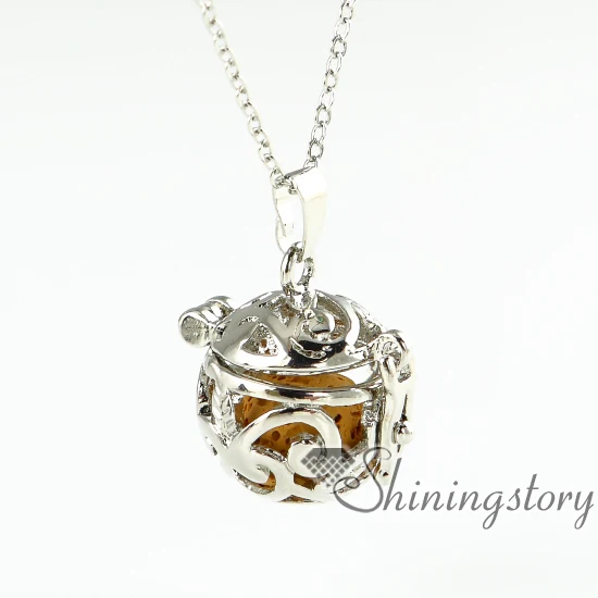

vine openwork diffuser pendants wholesale essential oil jewelry essential oils diffuser necklace natural lava stone
