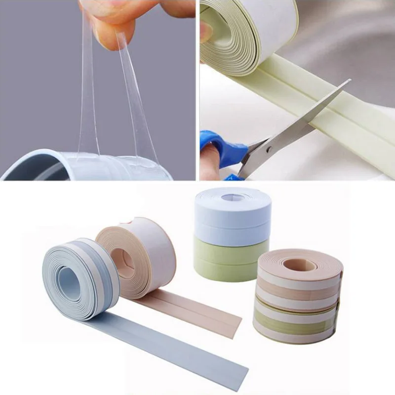 

Joint crevice 3Colours adhesive tape PVC Corner line sticking strip Waterproof mildew proof kitchen sink Nordic Style