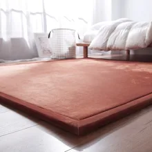 Одноцветное Цвет Ковры и Ковры для дома Гостиная супер мягкие антискользящие области Ковры 5 цветов прямоугольник Форма Ковры детские диван Ковры pad