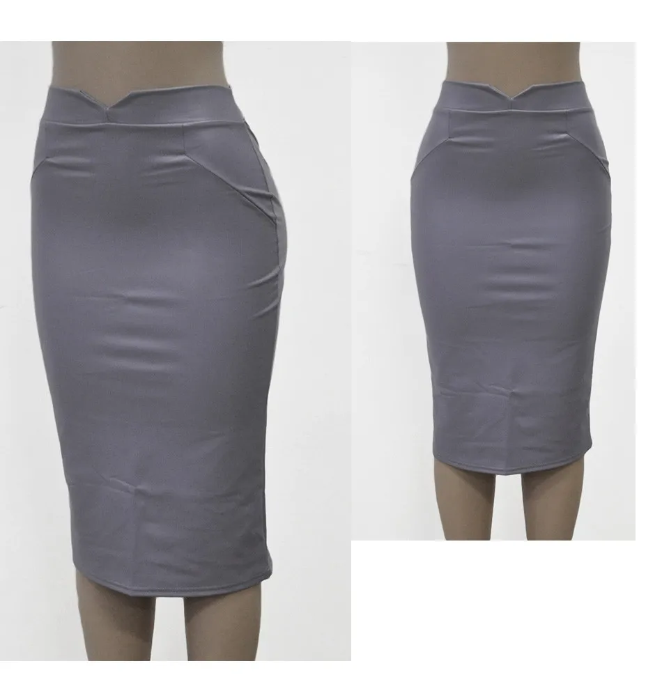 Винтажная Женская мода мягкая юбка из искусственной кожи Высокая талия юбка-карандаш, подчеркивает бедра сексуальная клубная одежда облегающая юбка