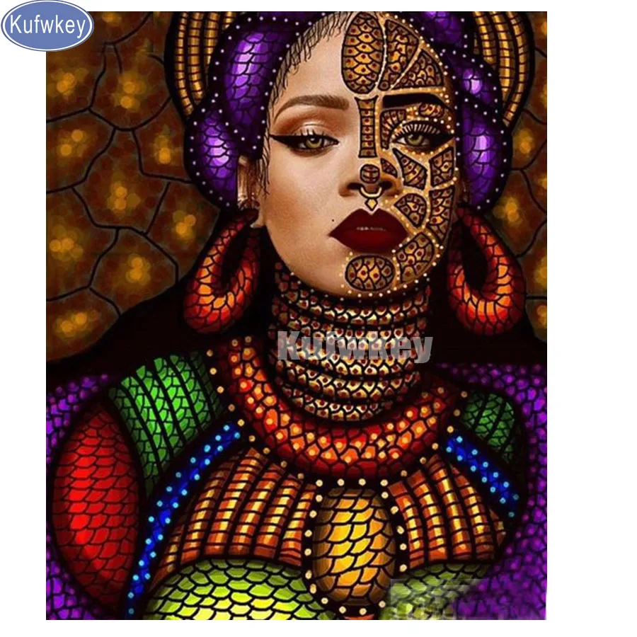 

Wall stickers,Full,square,drill,5D,diy,Diamond Painting,Cross Stitch,Diamond Embroidery,"Africa woman",3D,Mosaic pictures,Crafts