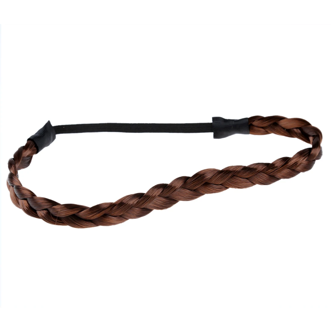 Hair Braids Braided Headband Fashion Plaits Hairband Bands - Light Brown