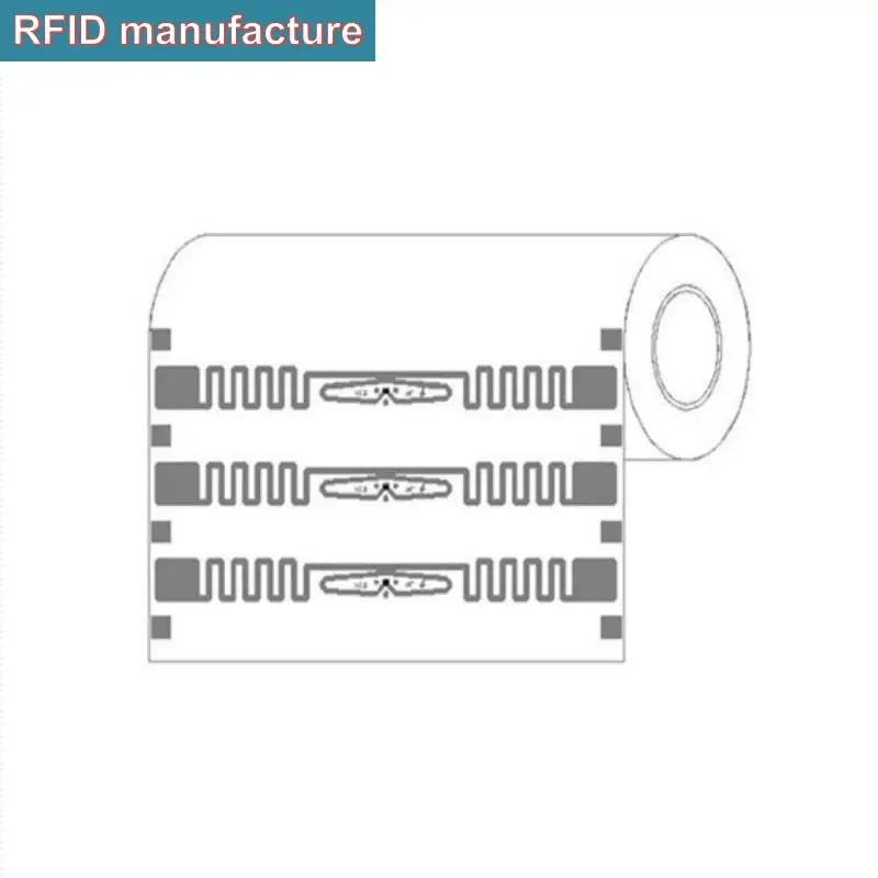 Alien 9640 UHF RFID влажная инкрустация клей 98*12 мм пассивный длинный диапазон EPC класс 1