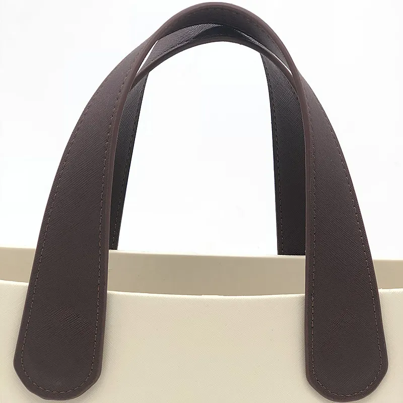 1 пара 44 см ручки сумки с крюком для плечевого ремня для дамские сумки obag аксессуары - Цвет: 45 cm brown