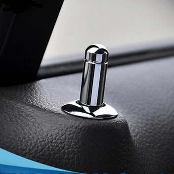 

Hightling Plating Door Lock Stick Pin Cap Set+Holding 8PCS For Chevrolet Cruze TRAX Malibu/Buick Regal Lacrosse auto accessories