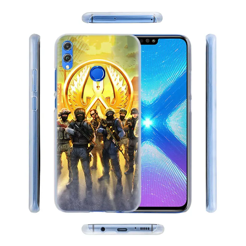 Чехол для телефона с логотипом игры Cs Go для huawei Honor 8X 8A Pro 8C 8S 9 10 Lite 20i Honor Play Y7 Y9 чехол