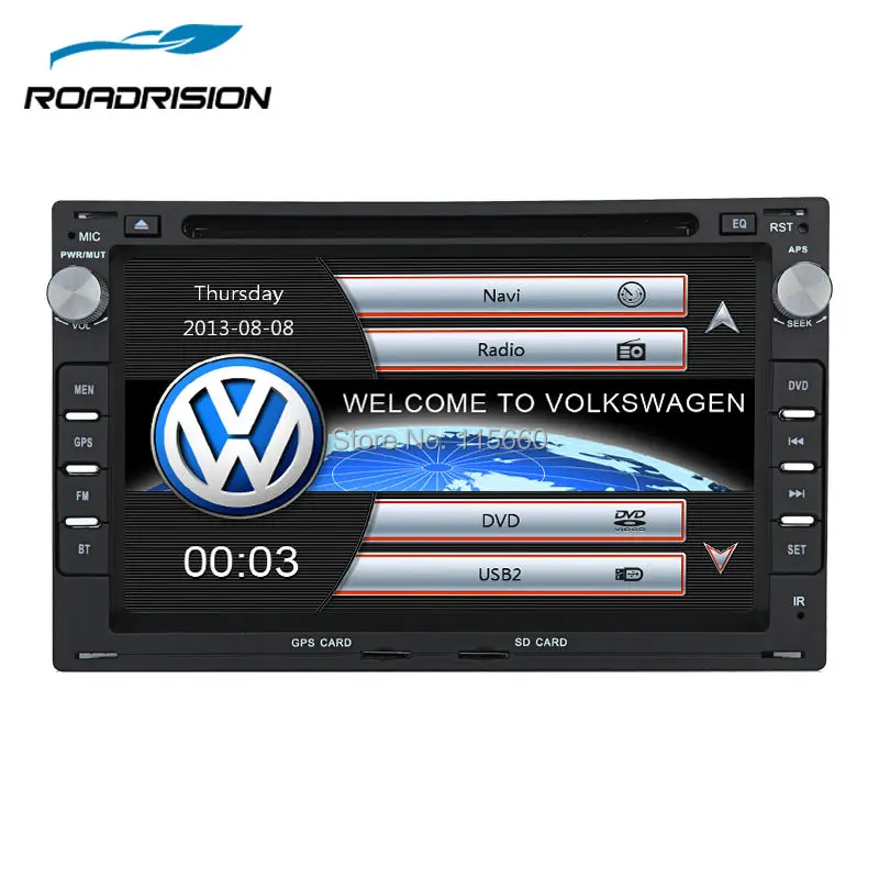 RoadRision 2din 7 дюймов стерео DVD gps навигация Авторадио для Volkswagen VW Passat/JETTA/Bora/Polo/GOLF CHICO/SHARAN BT RDS