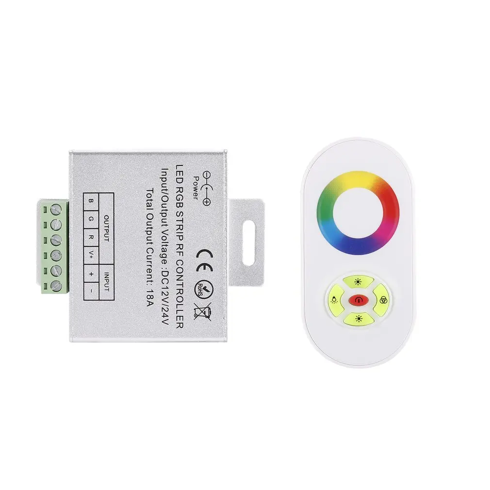 

Wireless RF SMD RGB led strip light Touch Dimmer Remotely Controller, DC strips remote control for RGB LED Strip Light