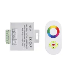 Беспроводной RF SMD RGB Светодиодные ленты light Touch диммер дистанционное управление, DC полосы дистанционного управления для RGB Светодиодные
