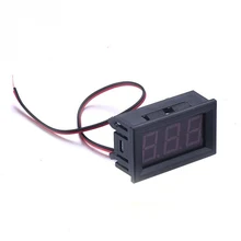 

1pc DC 5V-120V Two Wire LED Panel Digital Voltmeter Watt Current Amps Power Energy Meter Anti-Reverse For Electric Car