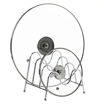 

Multi-storey Iron Pot Cover Lid Rack Cutting Board Tableware Storage Holder Stove Organizer Storage Kitchen Accessories Q48