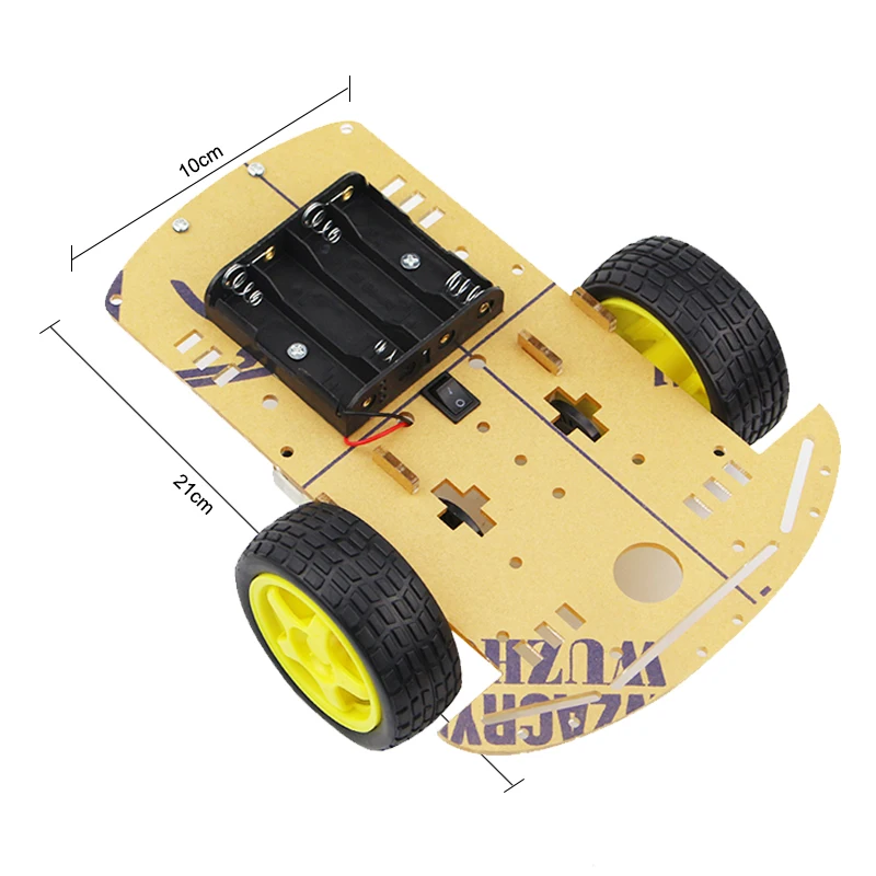 Motor Smart Robot Car Chassis Kit Electronic Manufacture DIY Kit Speed Encoder Battery Box 2WD for Robot Raspberry Pi 3 