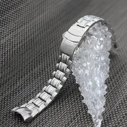 Аксессуары для часов Твердые сталь часы с для мужчин Casio EF-550D нержавеющая сталь металлический браслет 22 мм