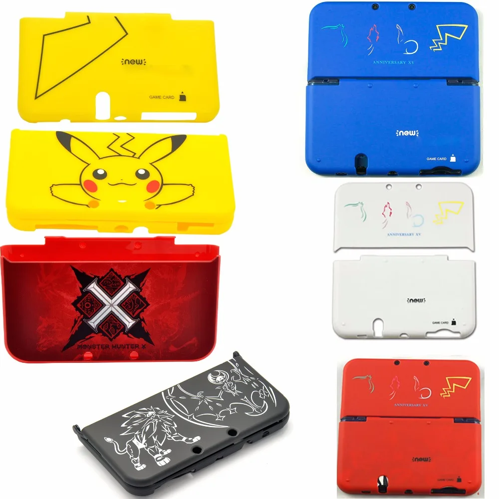 Матовый защитный чехол для nintendo New 3DS LL/New 3DS XL для Pokemon Pikachu Monster Hunter