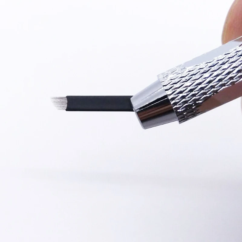 Распродажа 2018 новые 0 18 мм Диаметр 12 Pin микроблейдинг иглы Лезвия Tebori Pontas Flexy Brow Tatoo