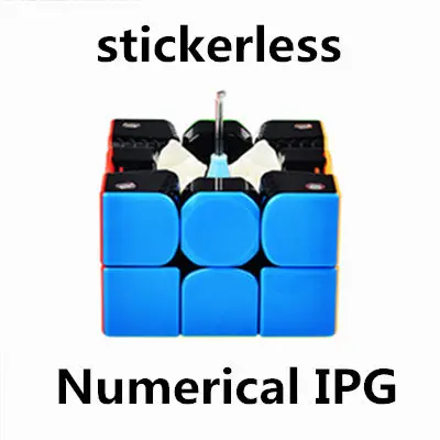 GAN356 X 3x3x3 Магнитный магический скоростной Куб Профессиональный Stickerless Gans 356X магниты головоломка Cubo magico Gan 356 X игрушки для детей - Цвет: Numerical Stickerles