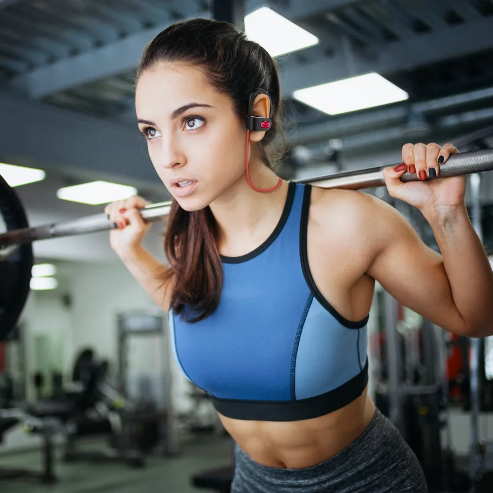 Mpow Flame Wireless Headphones Bluetooth V4.1 Waterproof IPX7 Headphone Noise Canceling Headset with Mic For iPone X 8 Xiaomi 8
