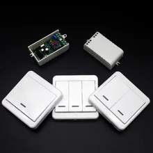 10A - AC 220V Wireless Remote Switch 1CH Receiver Smart Home Motor Controllers Wall Panel Transmitter Hall Bedroom Light TX impact drill 7 teeth 7mm shaft motor rotor armature ac 220v for hitachi du10 j1z ff 13 ff02 10a 02 13