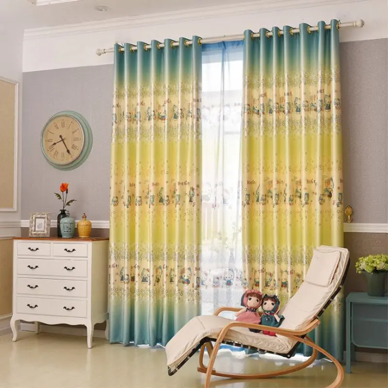 13525m children blackout curtains kids printing cat curtains for girl room baby room - Blackout Shades Baby Room 13525m children blackout curtains kids printing cat curtains for girl room baby room - Blackout Shades Baby Room