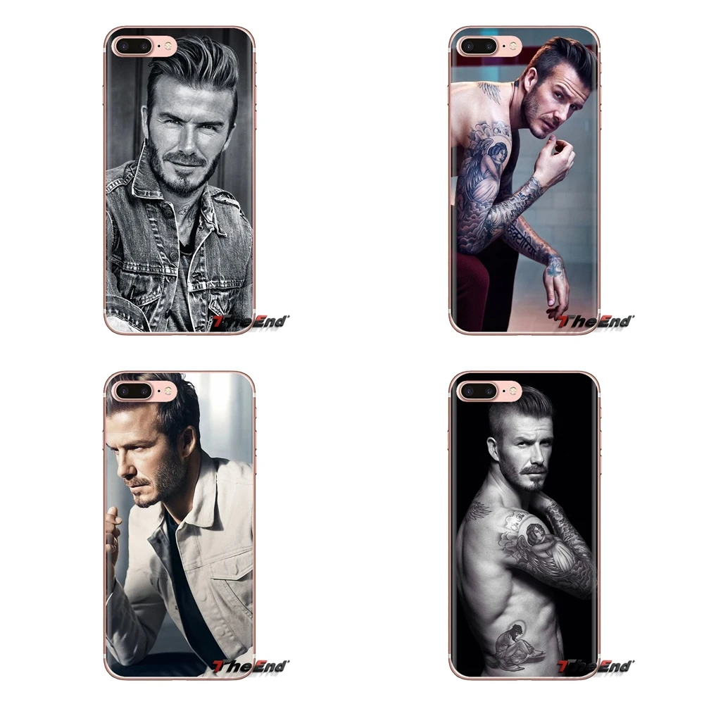 For Xiaomi Redmi 4A S2 Note 3 3S 4 4X 5 Plus 6 7 6A Pro Pocophone F1 Soft Transparent Cases David Beckham Football Star Sexy Men |