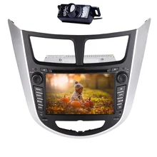 Android 5.1 Car DVD Radio Autoradio For Hyundai Verna Navigation USB Music GPS Stereo Receiver In Dash PC 2 din WiFi Bluetooth