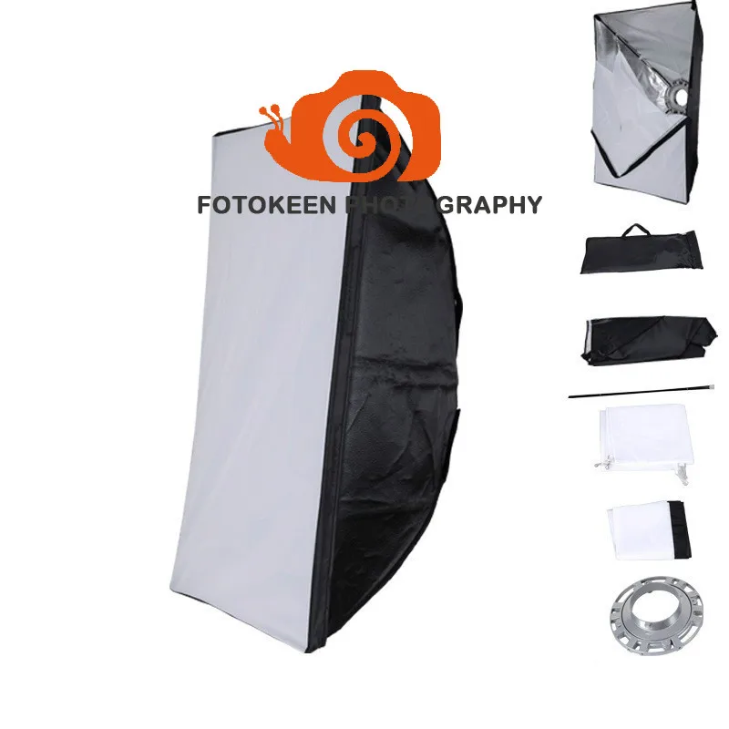 

Free shipping Portable Photo Studio Lighting Softbox Video Light 40*40cmLight head with single E27 Lamp Holder ,softbox kit