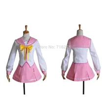 Kisstyle Fashion Anime Itsuka Tenma no Kuro Usagi Tatto Kurogane High School Girl Paño Cosplay Uniforme, Cualquier Tamaño