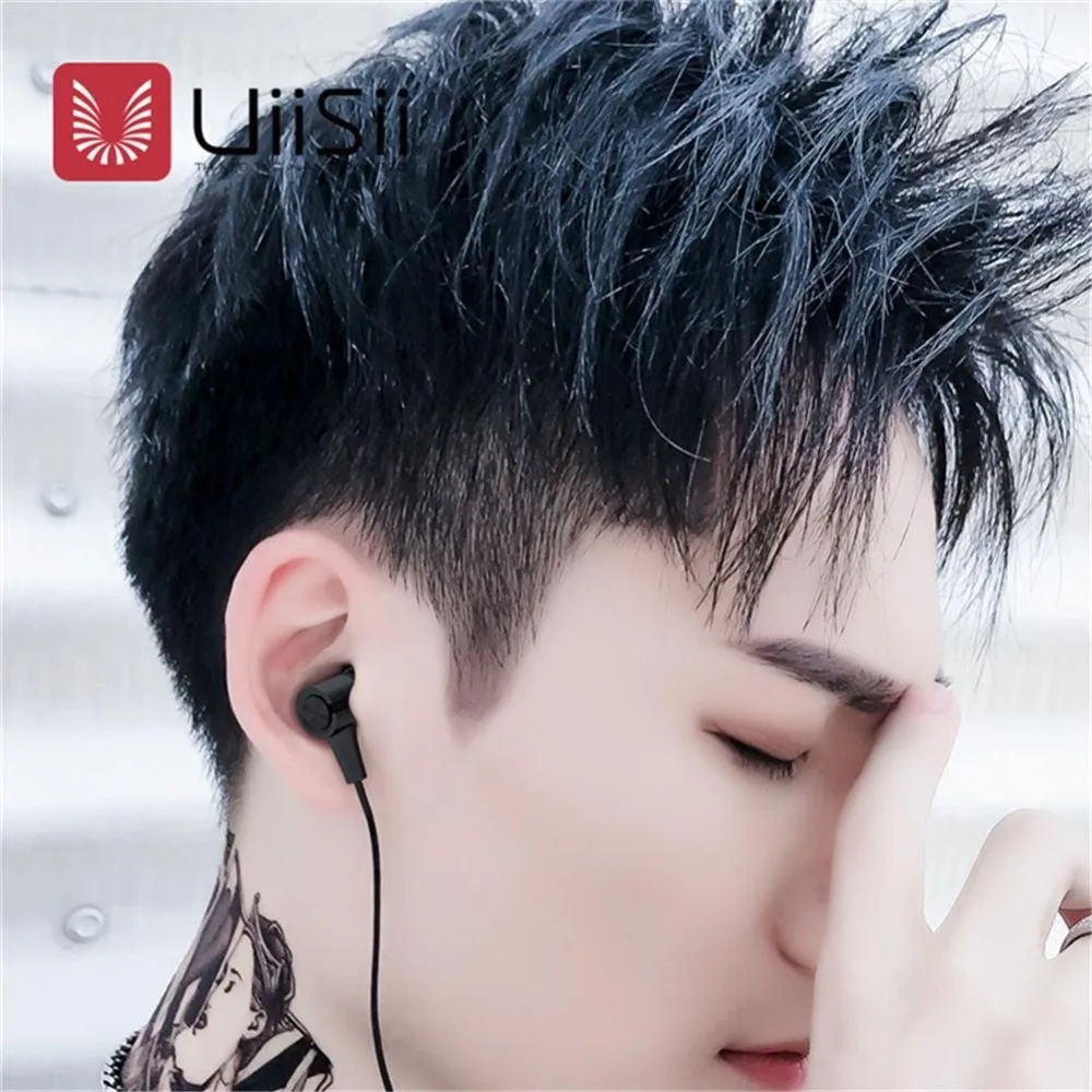 Наушники вкладыши UIISII U7 гибридные Hi Fi наушники с тройным драйвером стерео