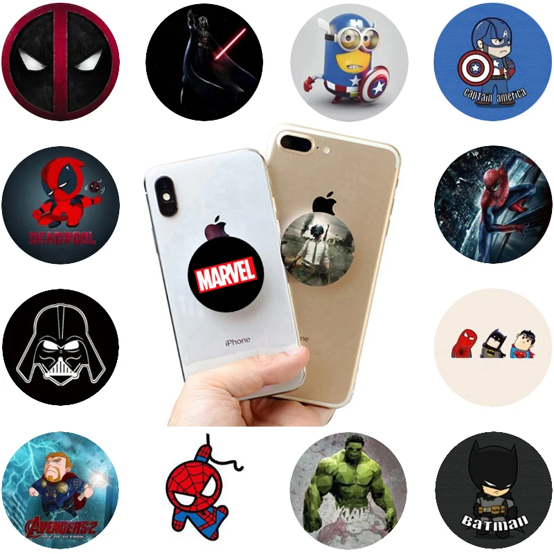 

Boy PopSocket Expanding Phone Stand and Grip Finger Rring Support Pop Socket Anti-Fall Round Rotatable Mobile Phone Holder