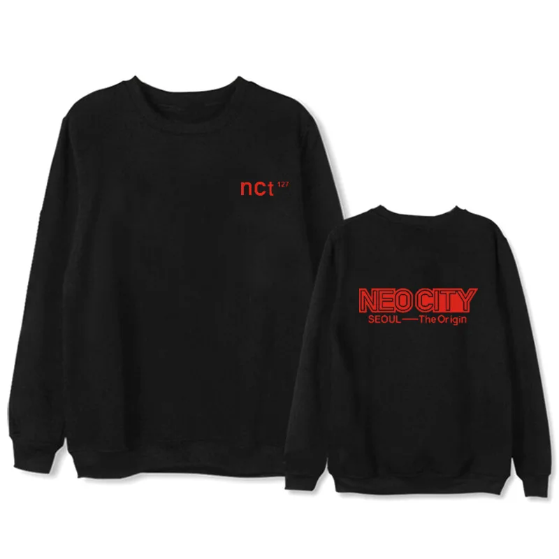 JUNG KOOK NCT U Concert Pullover Hoodie JaeHyun Mark Ten Taeyong Fleece Sweater